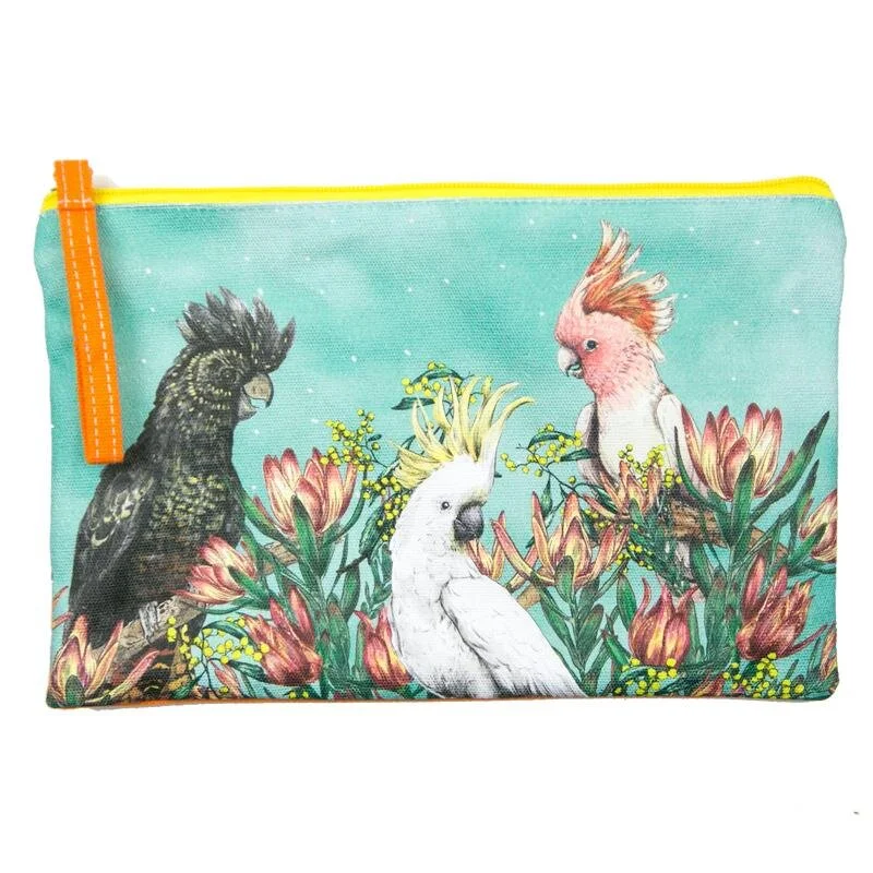 Clutch Purse Cockatoos of Australia - Lalaland