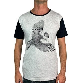 Cockatoo Lines Grey Marle - Monster Threads