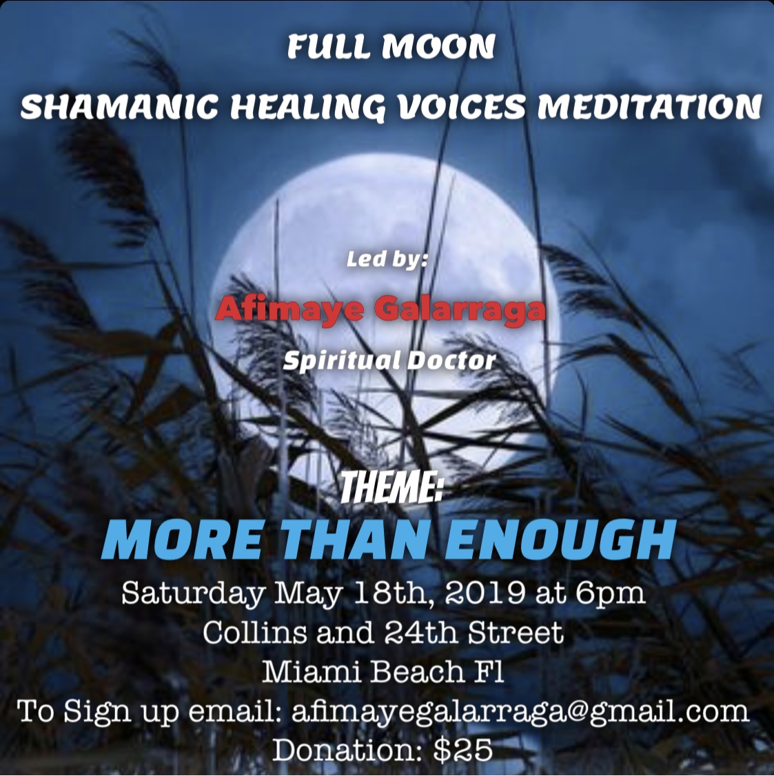 Full Moon Shamanic Healing Voices Meditation