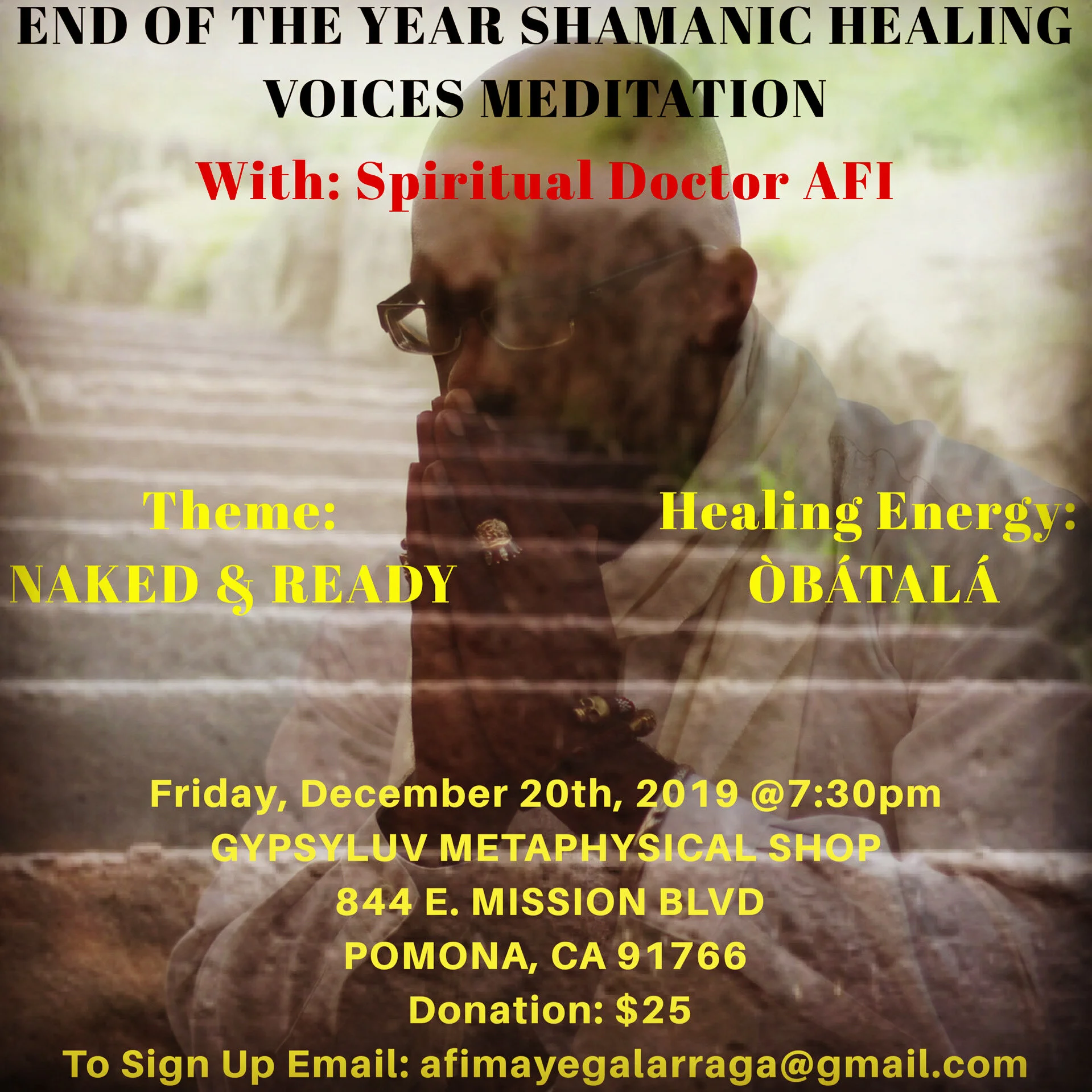 End of the year Shamanic Healing Voices Meditation