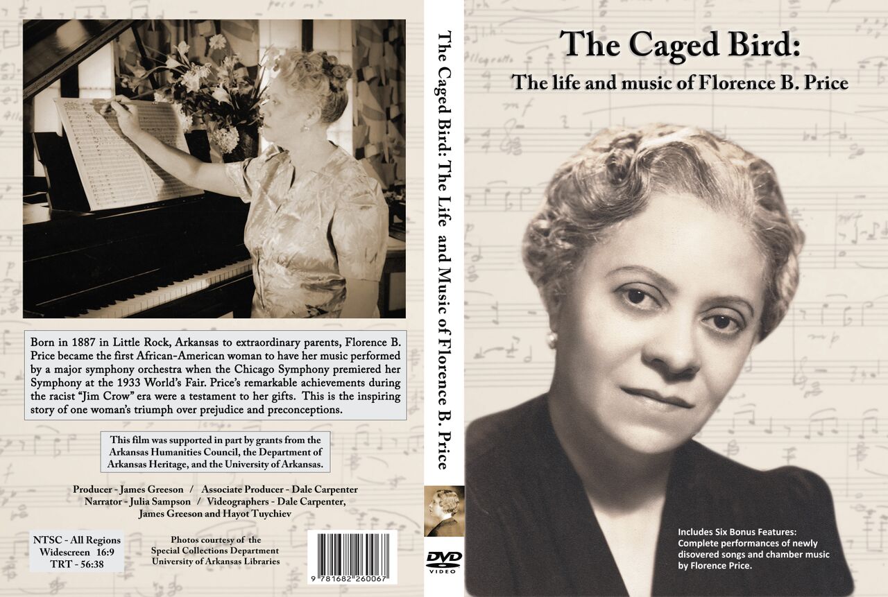 Emmy nominated, The Caged Bird was created by Producer James Greeson. Karen Walwyn is the featured pianist in the DVD. Click here to see an excerpt of the DVD. It is currently available on Amazon.com or at the following website address: https://www.uapress.com/product/the-caged-bird/