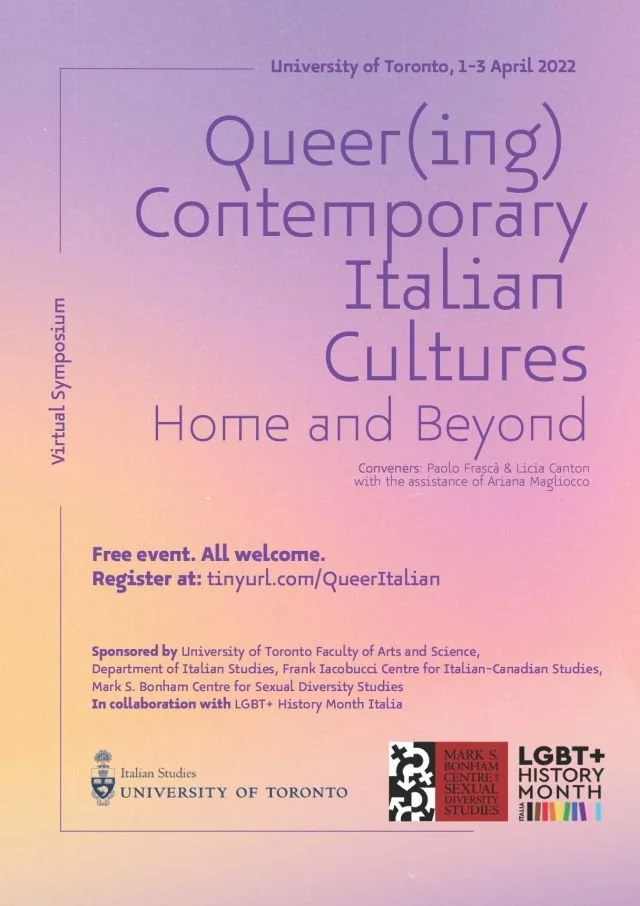 Queer(ing) Contemporary Italian Cultures: Home and Beyond