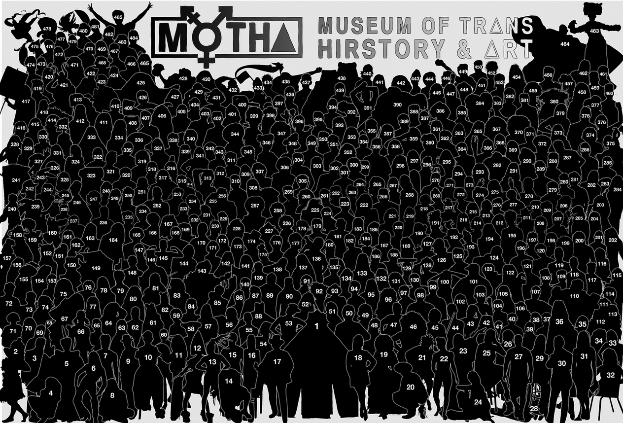  "Venus” in Chris Vargas's Transgender Hiroes 10th tr-Anniversary Broadside (2023)