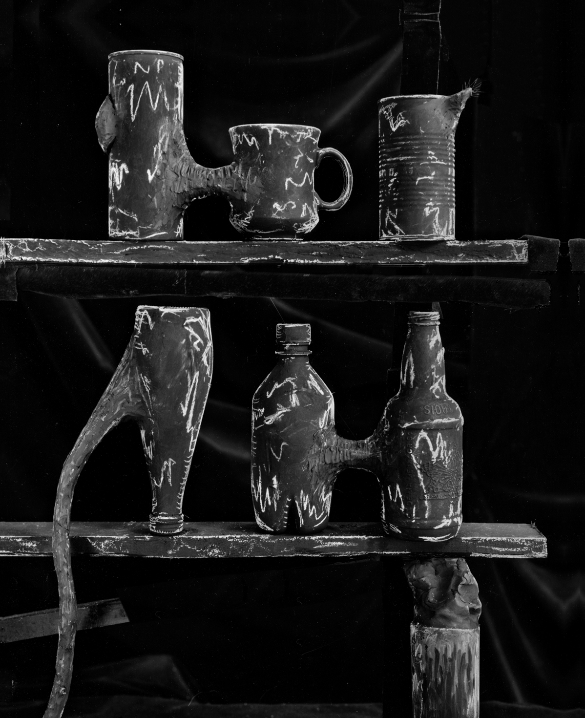 Clay Shelves   1993   20X16