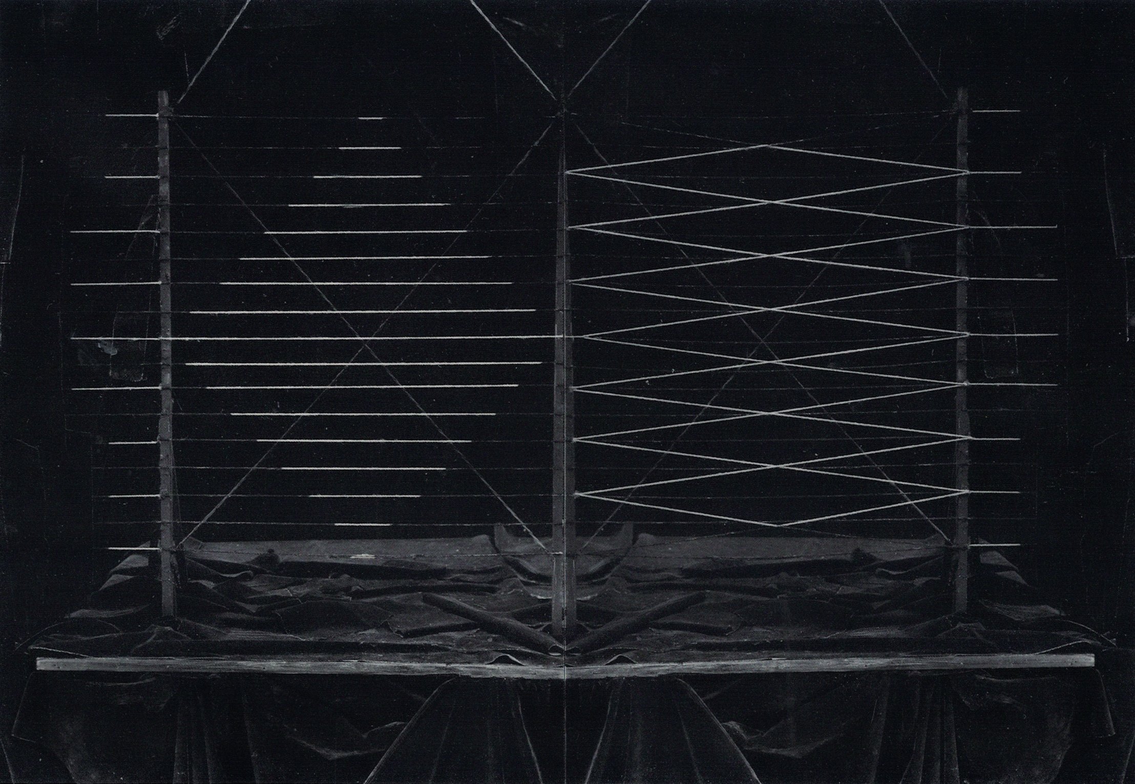 Rack mirrored diptych 1989 