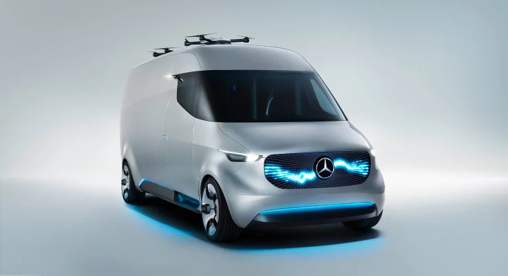 The Future of Last Mile Deliveries: Mercedes Vision Van makes Logistics Look Cool