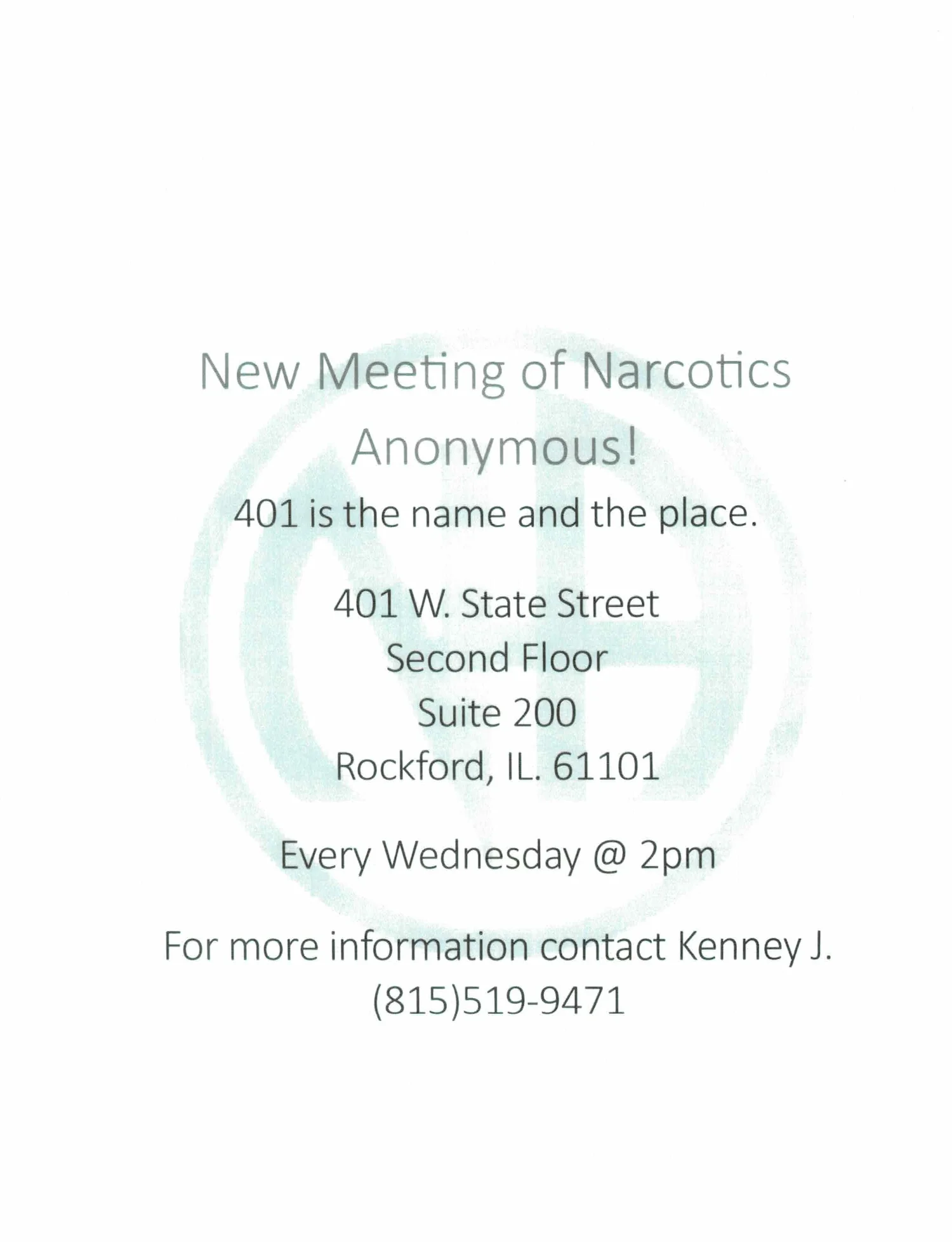 Rock River Area of Narcotics Anonymous (RRAGS)