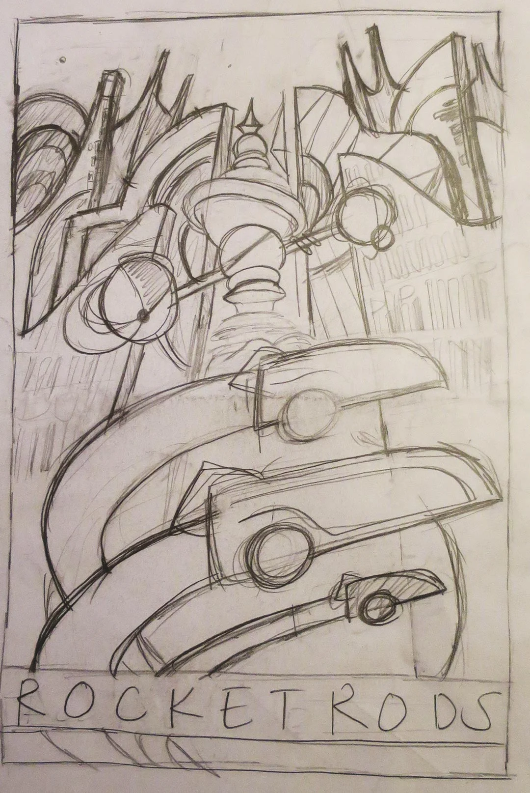 1) Initial Sketch