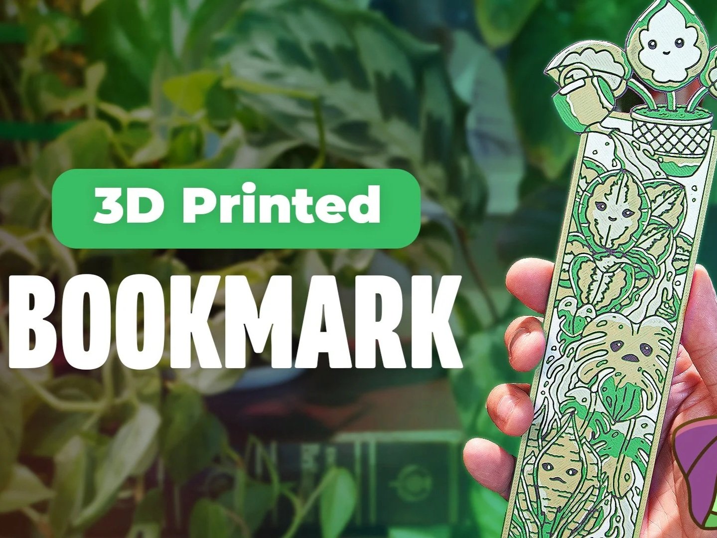 I Turned My Illustration into a 3D Printed Bookmark