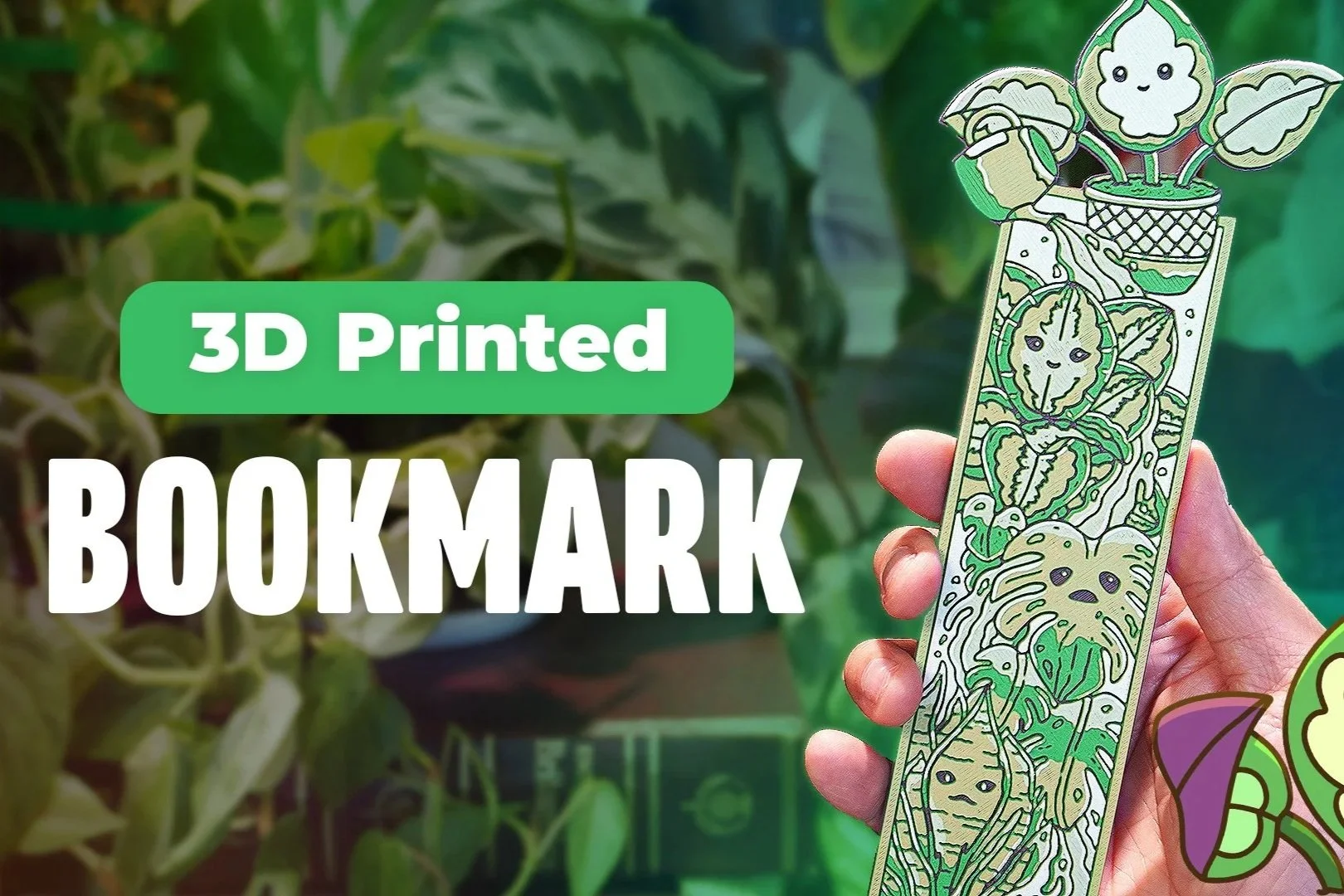 I Turned My Illustration into a 3D Printed Bookmark