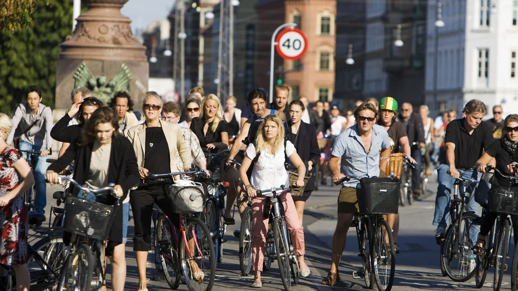 Rush hour in Copenhagen. Photo by VisitCopenhagen .