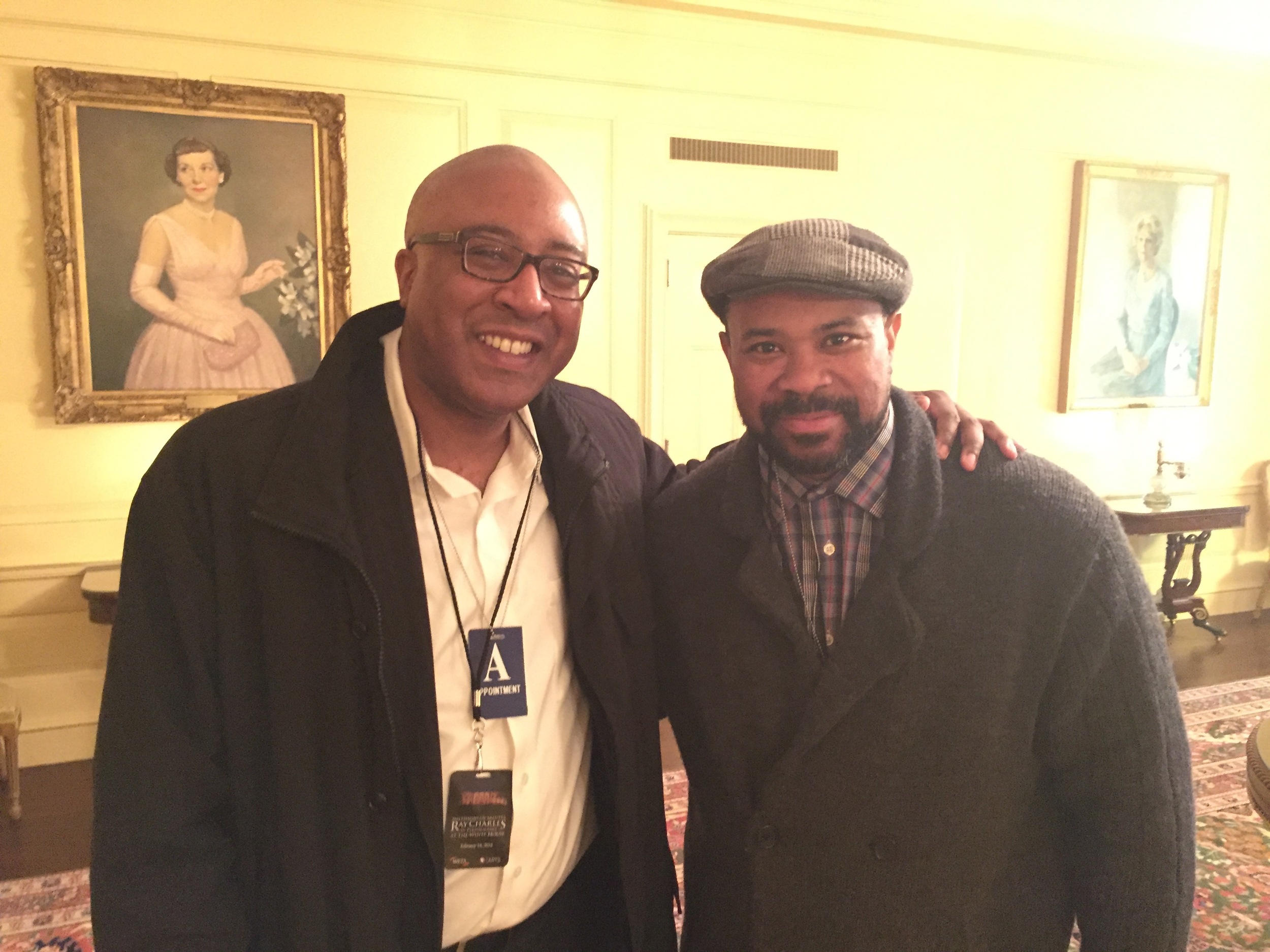 In the White House with Shedrick Mitchell