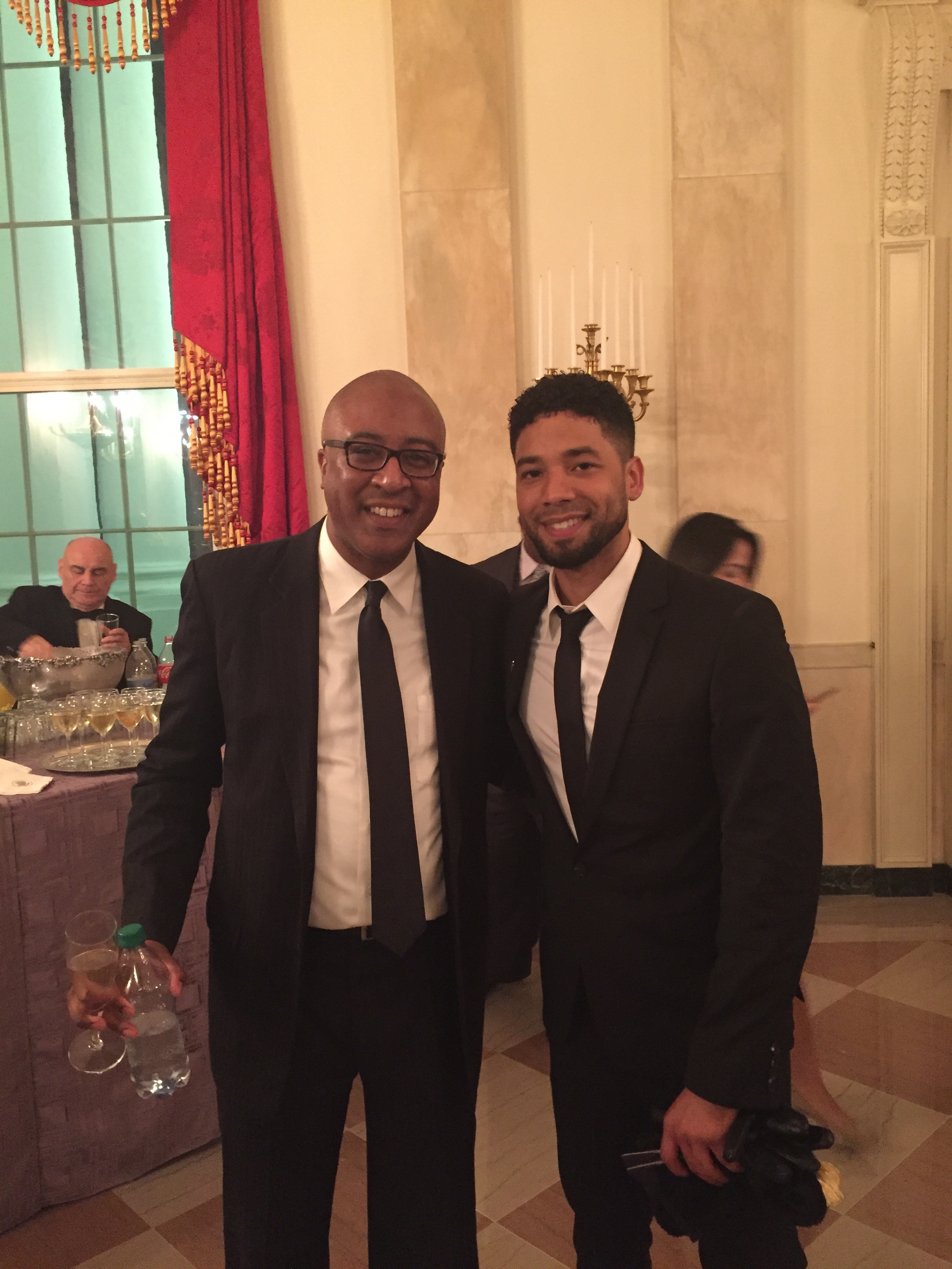With Jussie Smollett in The White House