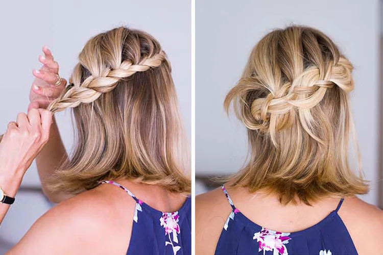 Easy Braided Hair Tutorial