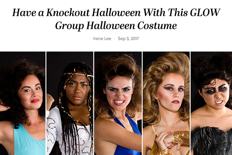 Have a Knockout Halloween With This GLOW Group Halloween Costume