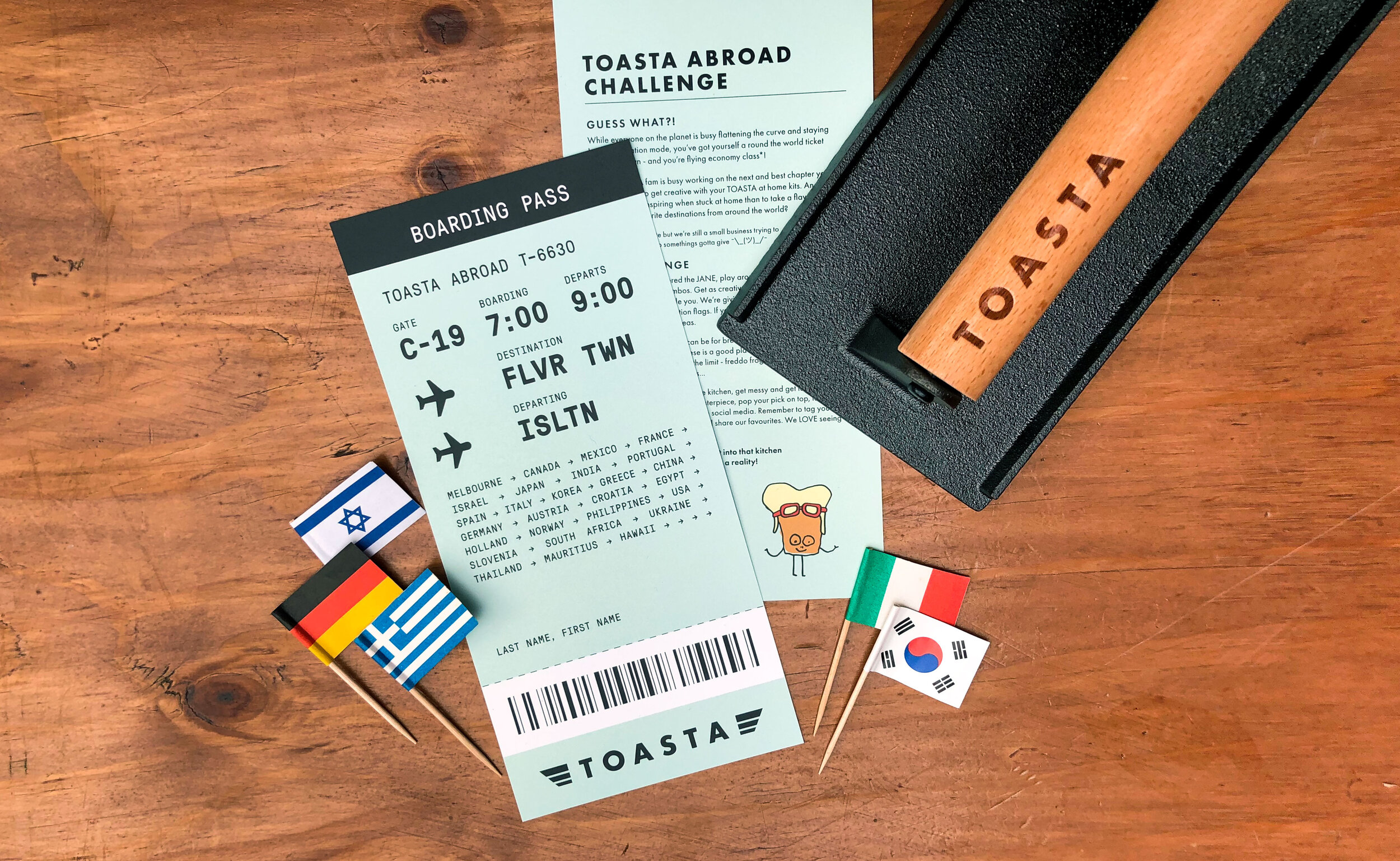 TOASTA ABROAD CHALLENGE ✈️