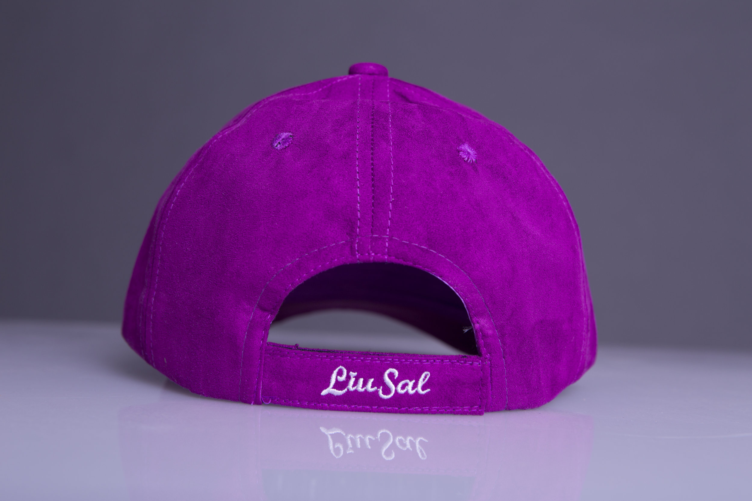 Purple Suede Cap — Headwear