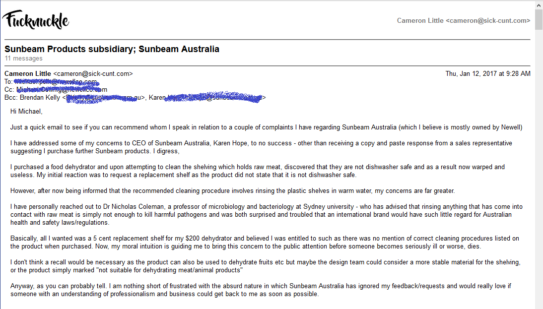 Let's hope this goes down a little better than it did with the savages of Australia.