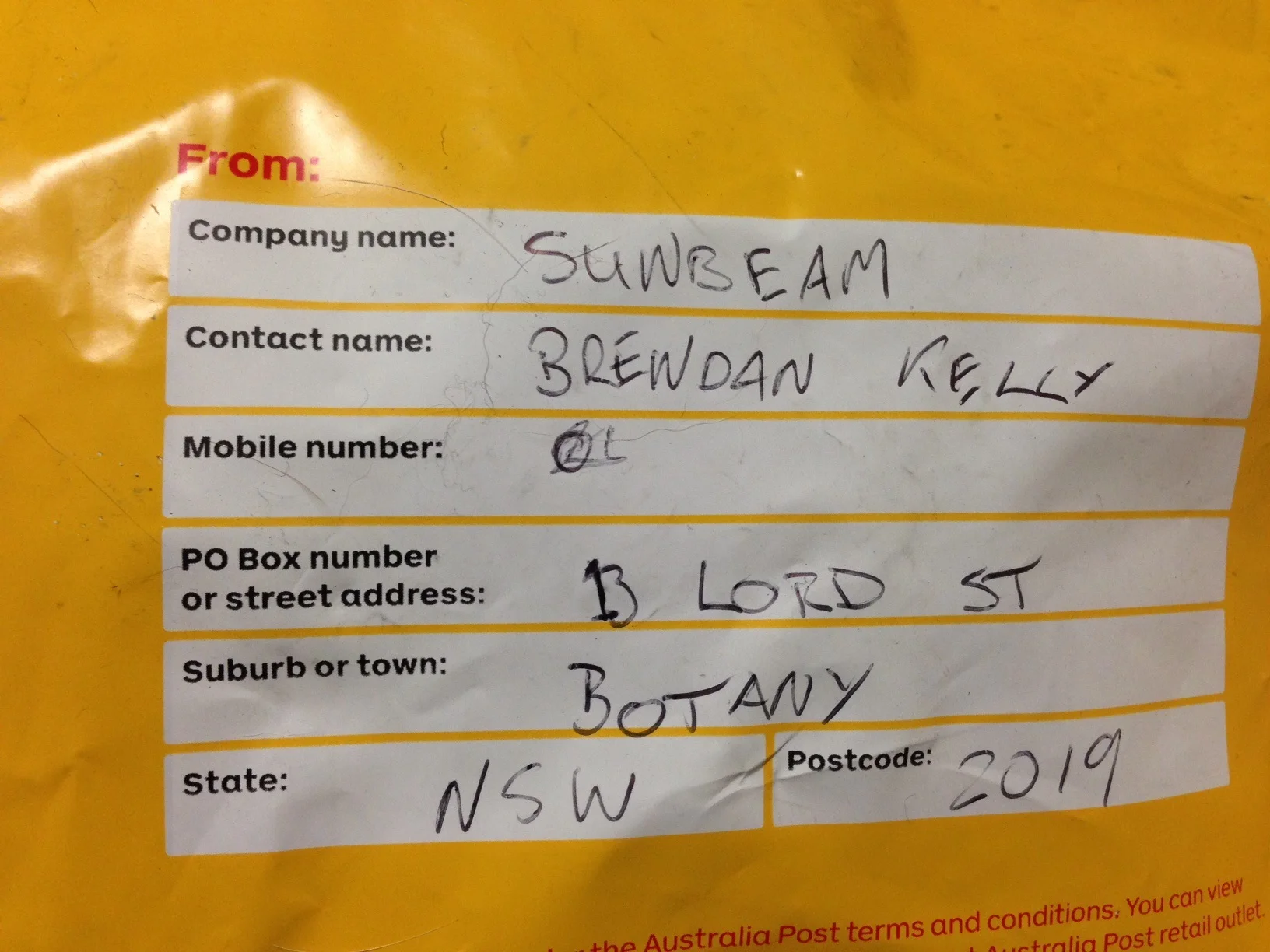 *Starts writing mobile number* "wait, what am I doing?" ~Brendan Kelly.