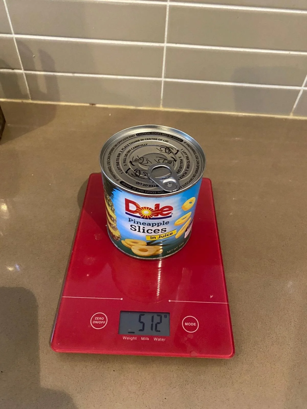 512 total grams for the ringy-dings