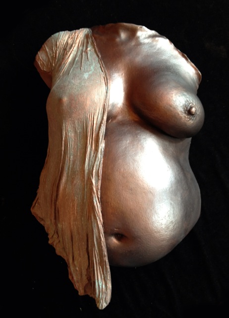 Collaborative cast between student Sharron Mundy of Bumpsadaisy Lifecasting and CJ Munn