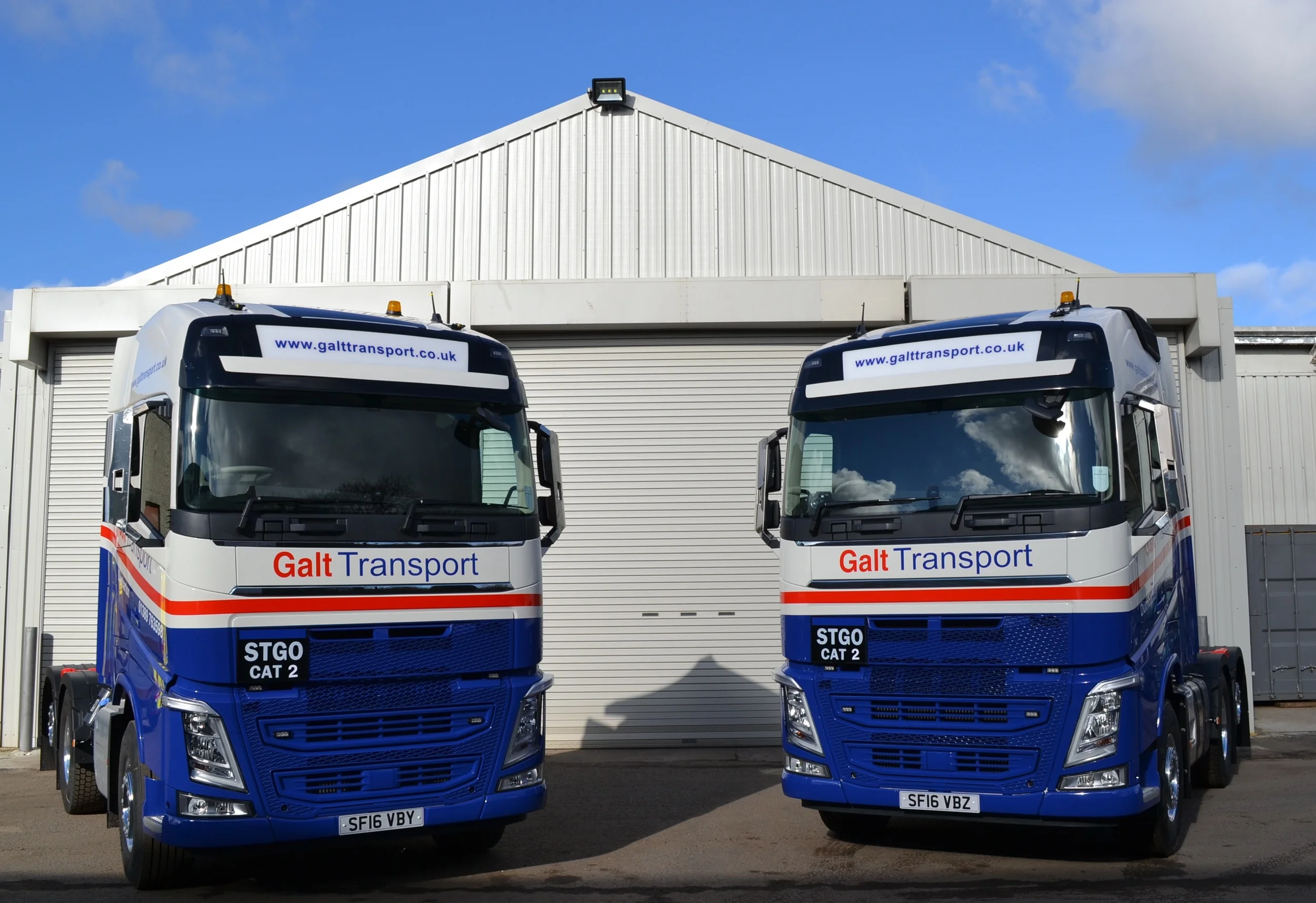 Galt Transport Add Two New Volvos to Fleet