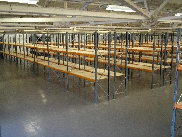 Open racking is available for loose and pallet storage