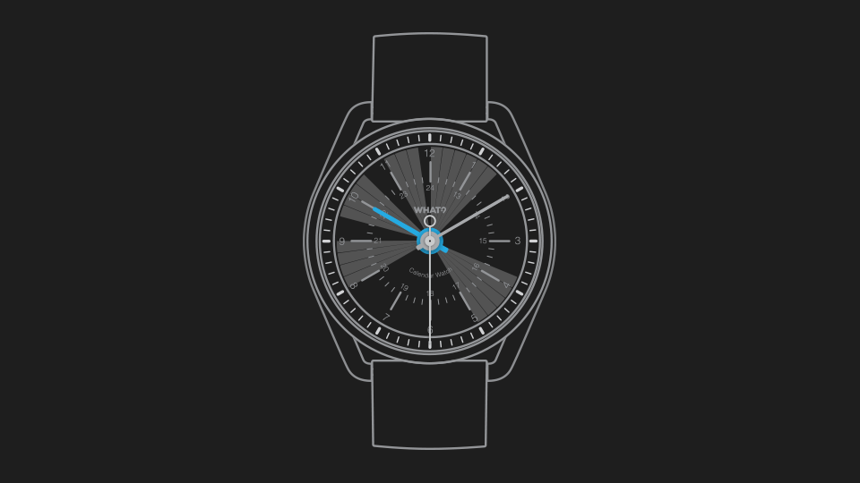 Lugs of the Calendar Watch are easily changeable. More lugs can be bought from www.whatwatch.com.