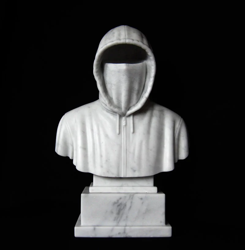 Chris Mitton, Hoodie (Cast Carrara Marble)