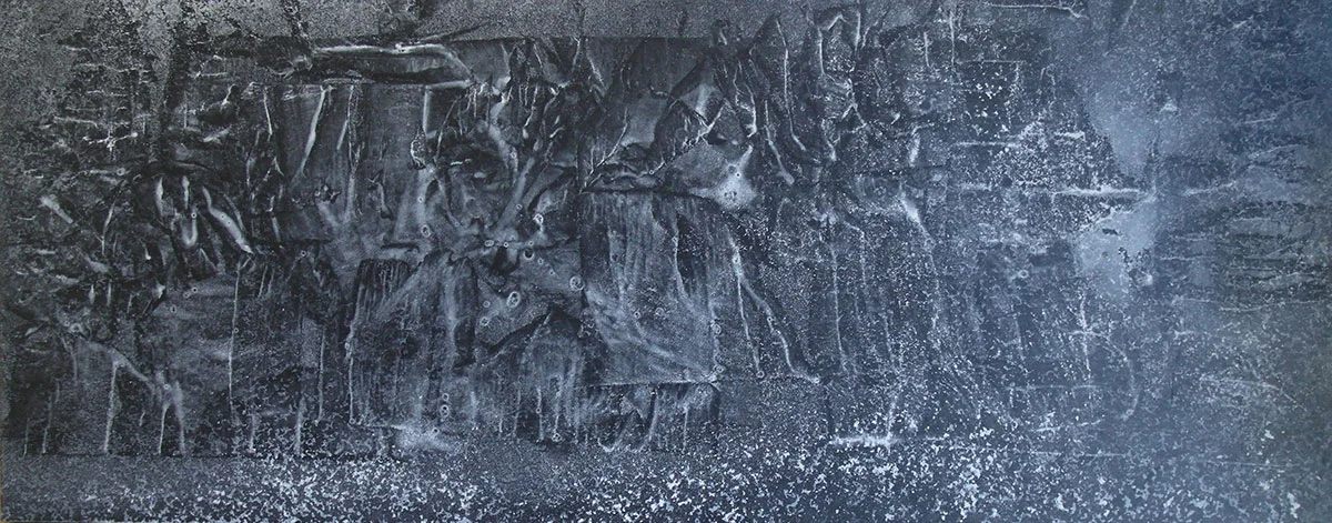 Wayne Warren Frieze acrylic on board 2017
