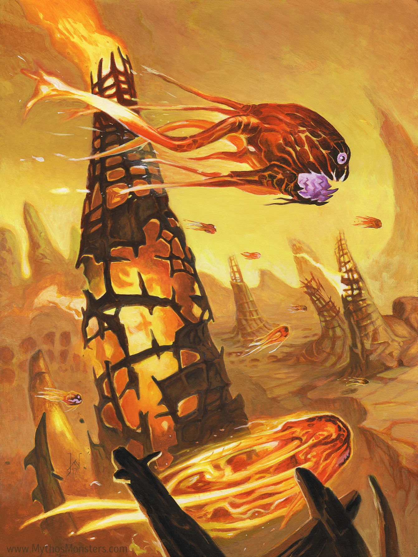 Fire Vampires of Cthugha © Jacob Walker. Limited licensing rights available.