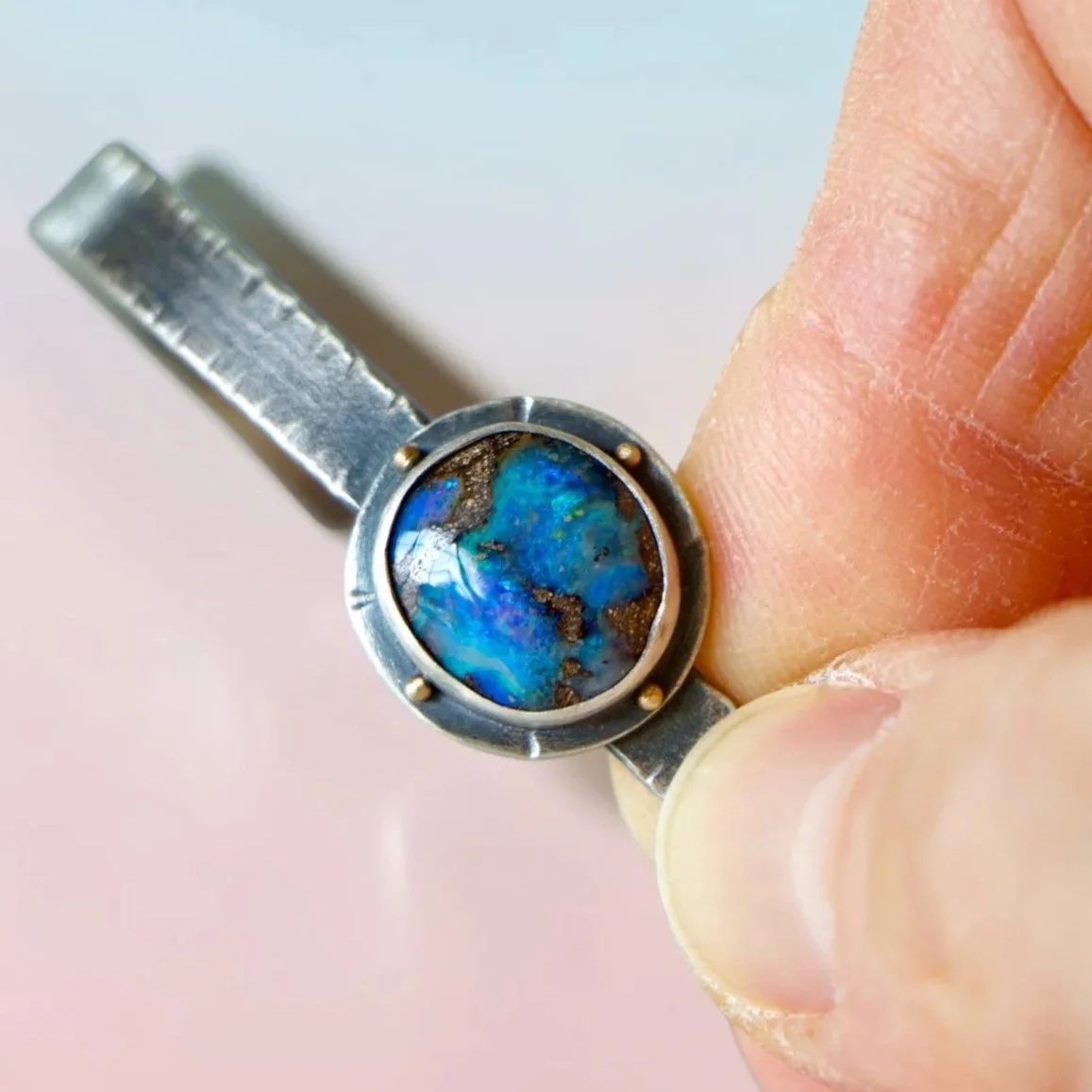 Pipe Opal Bracelet ~ Fine & Sterling Silver ~ 14k Gold