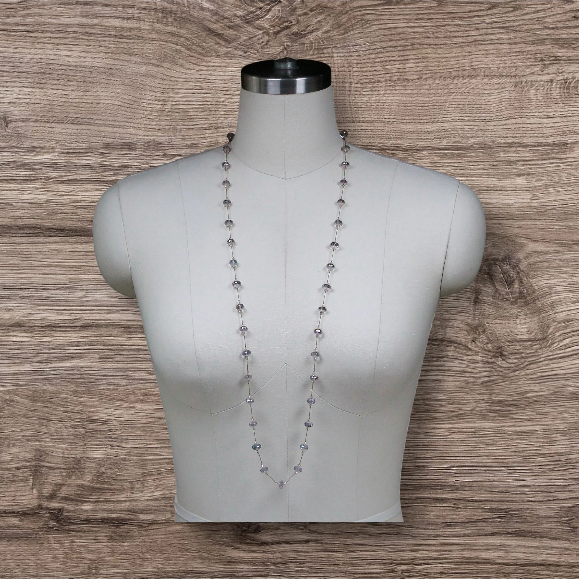 Long ~ Mystic Quartz ~ Beige Silk