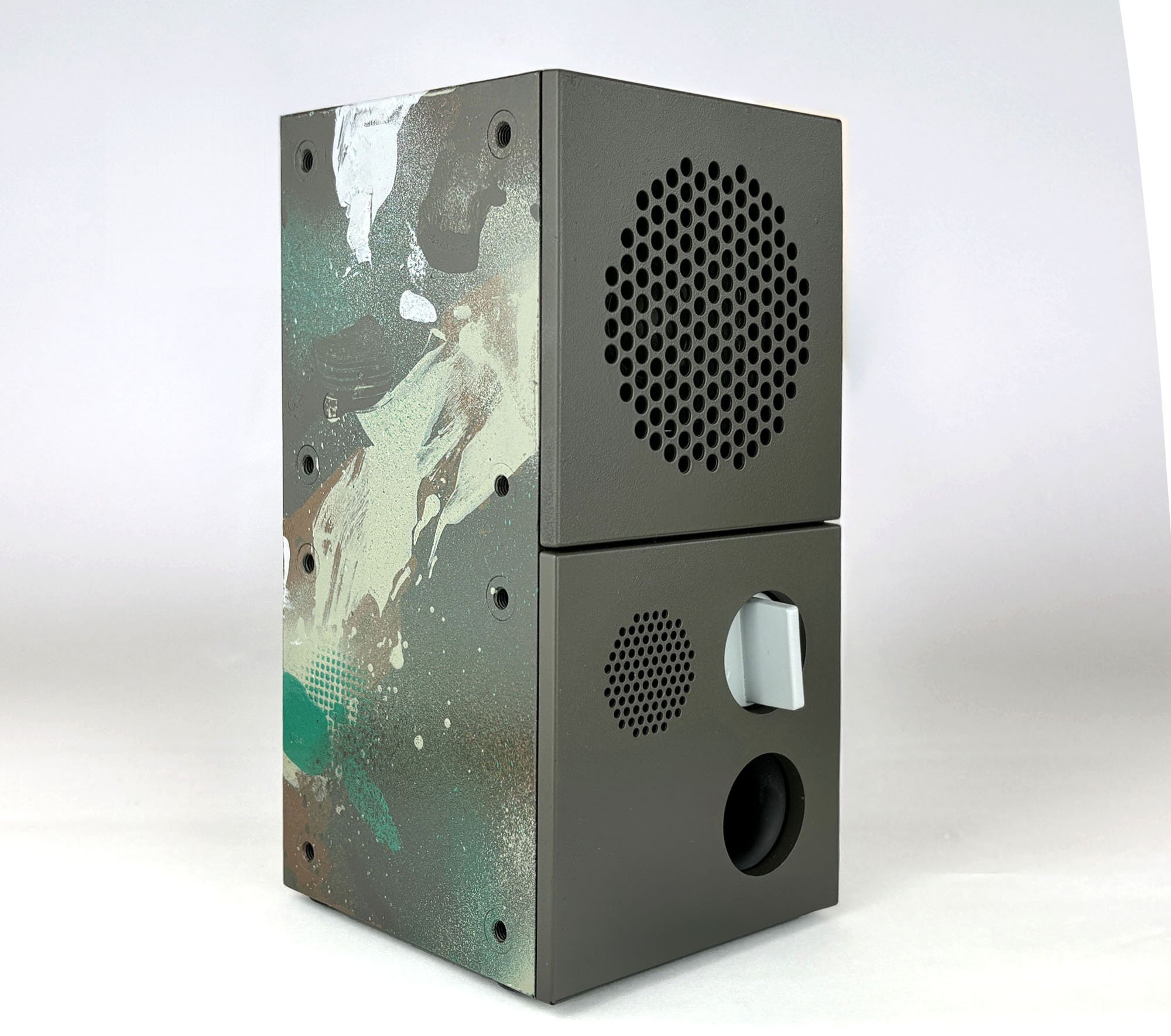 Customised Frekvens speaker by Sunil Pawar in camouflage colours