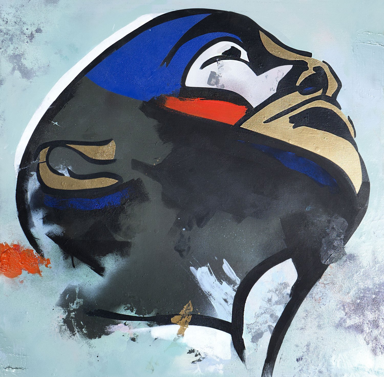 'TROOP'
Acrylics / Spray on Canvas 78cm x 78cm