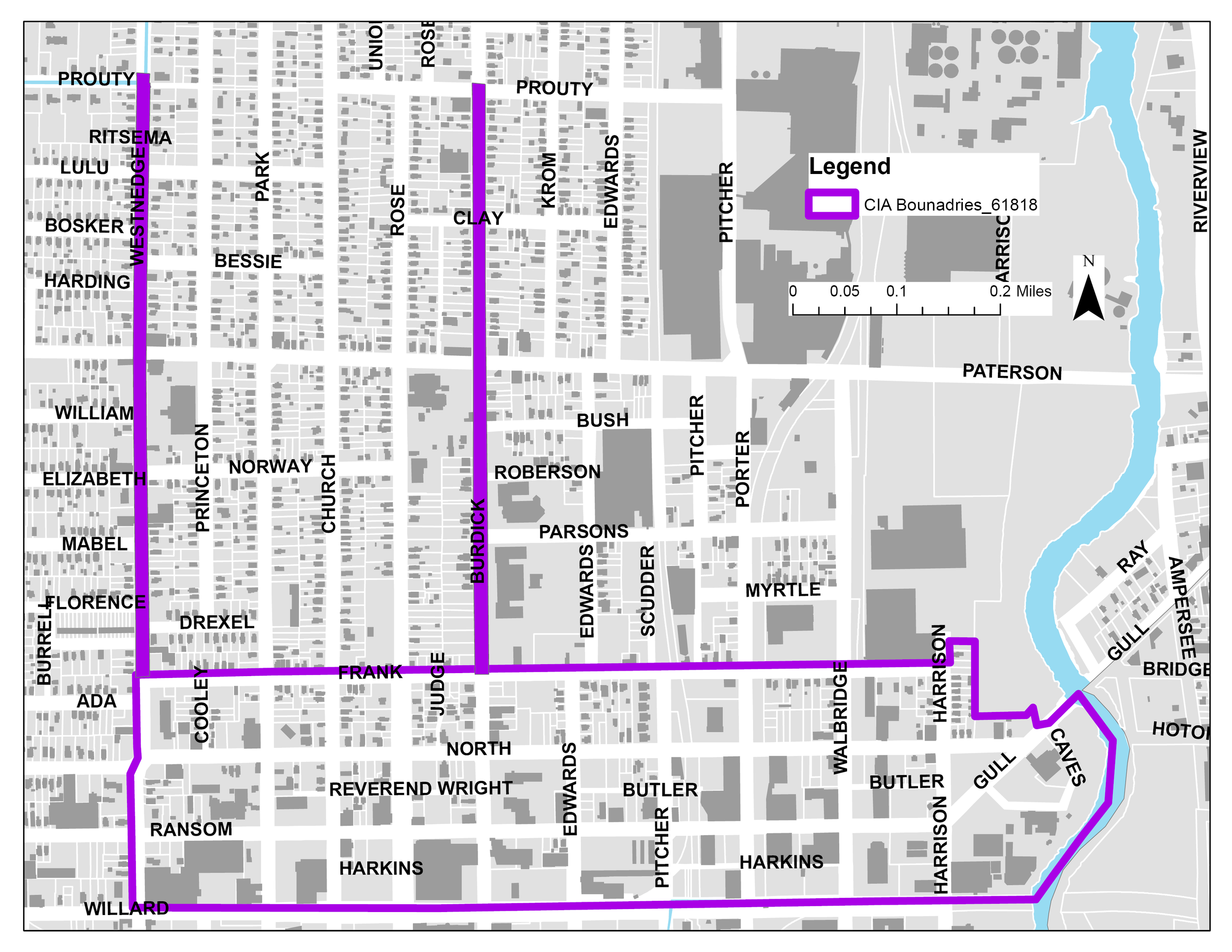 Northside Cultural Business District Authority Proposed Area