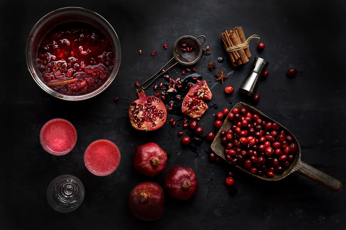 This is among one of the images I made this year and is my favorite. My kitchen is my canvas and I love my messes in the kitchen. This is a true reflection of why I love food, the colors, aroma, textures and the mess. - Simi Jois 