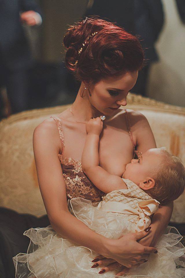 Mine is a little different than the rest here, but it means a lot. It's an image of my friend/bride breastfeeding her baby in her wedding dress. It meant a lot to her and it meant a lot to me that I can showcase a beautiful moment on such a special day. Motherhood takes no breaks, even on your wedding day! - Kathryn Stabile 