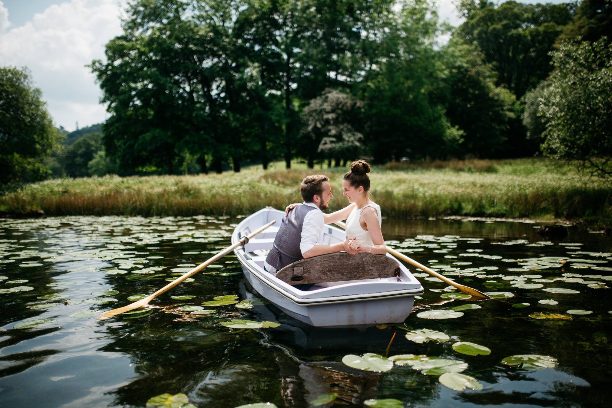 I took this back in summer - I had originally photographed their wedding elsewhere but since they were such a beautiful couple (not just looks but also personalities more than anything). I offered to photograph them the next day around 100 miles from the wedding location at a place personal to me. They absolutely LOVED the idea. This was the result of fun, laughter, and my favourite couple. If I could have couples like these two I would be in heaven - probably feel like I've retired. I now have 2 more close friends :) - Aden Priest 