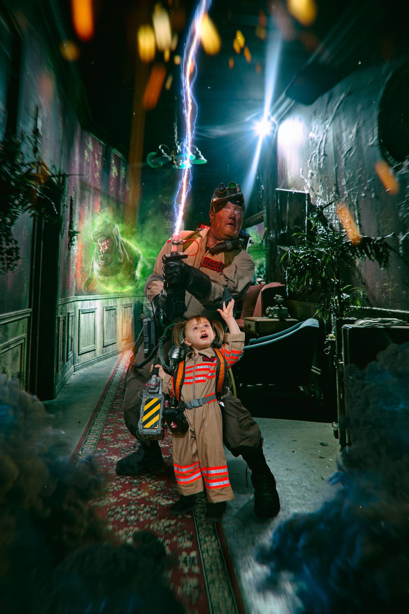 This is probably my favorite image of 2016 due to the fact that it meant the world to him to finally become real ghostbusters with his daughter! - Terrence W. Blanton