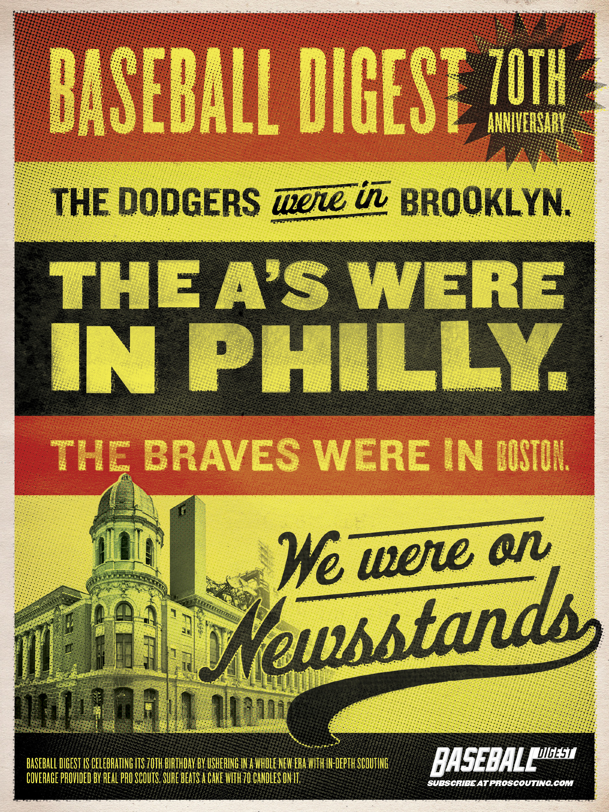 Baseball Digest Print