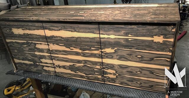 This is a Work in Progress but Excited to Share with you a Credenza I&rsquo;m Building. Exotic Woods and Casted Bronze Cactuses Comprise of this Mid Century Modern Inspired, Turntable Console. Laying out the Cactus Design🌵Playing with Feet and Handl