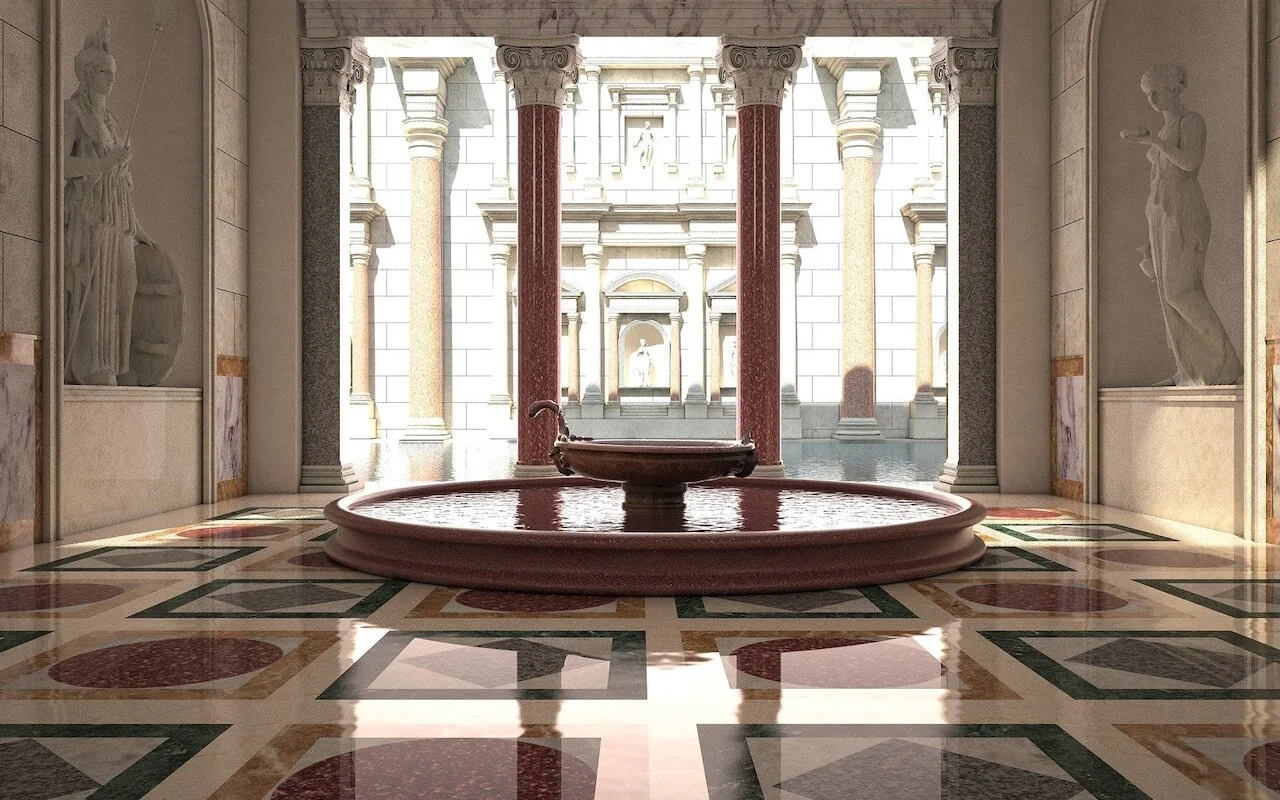 "Virtual reality goggles unlock splendour of huge ancient Roman baths complex" - from The Telegraph.co.uk
