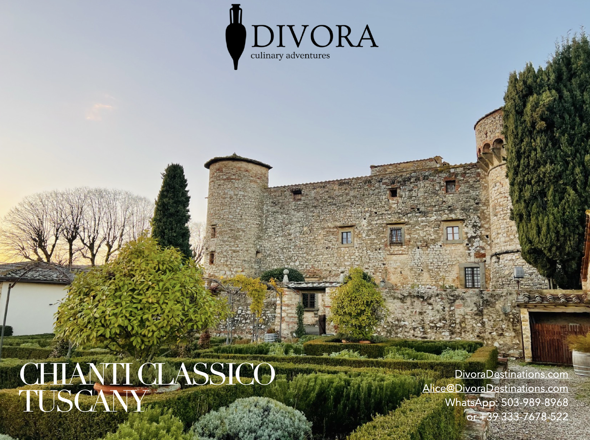 divoradestinations - culinary tour idea in Italy - chianti classico Tuscany wine and food tour