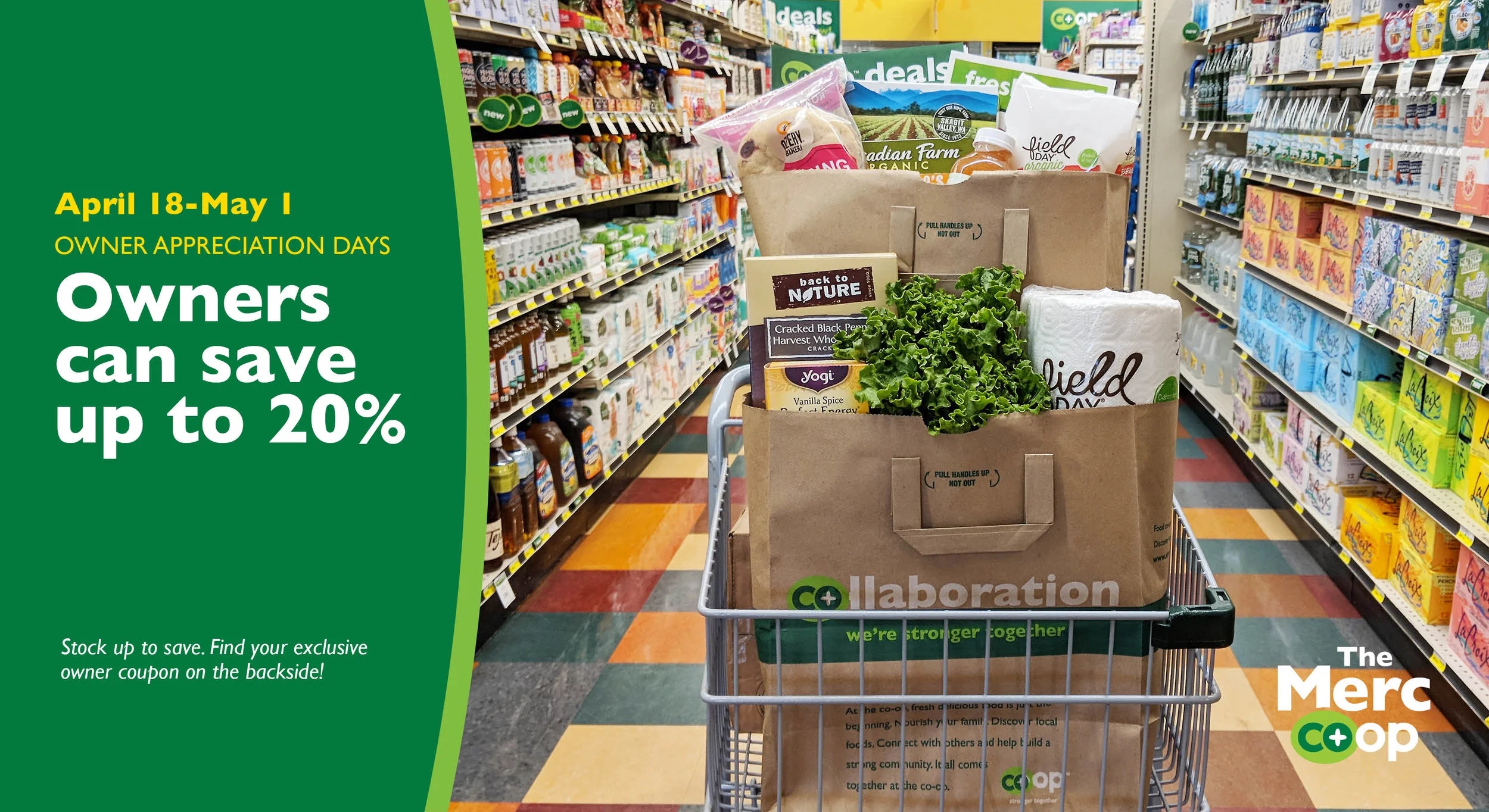 Owners, please see a cashier if you did not receive your coupon.