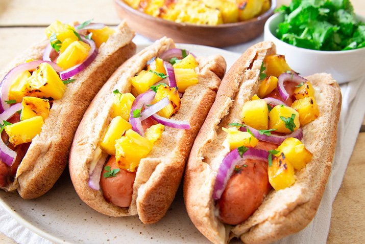 Tropical Hot Dogs