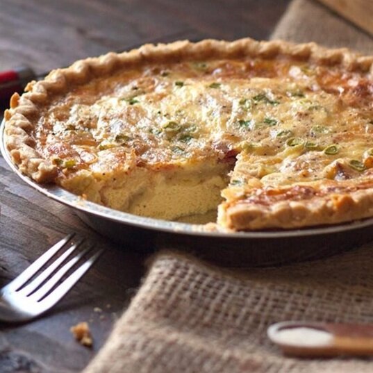   RECIPES FROM THE CO-OP — MUSHROOM &amp; ASPARAGUS QUICHE  
