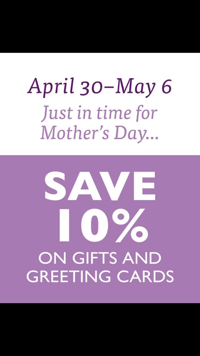 Find the perfect gift for Mom at the co-op! Save 10% on cards, totes, cookbooks, candles, mugs, jewelry, and more!
(And don't forget, graduations are coming up, too!)
Lawrence location only, while supplies last.
#mothersday #shoplocal