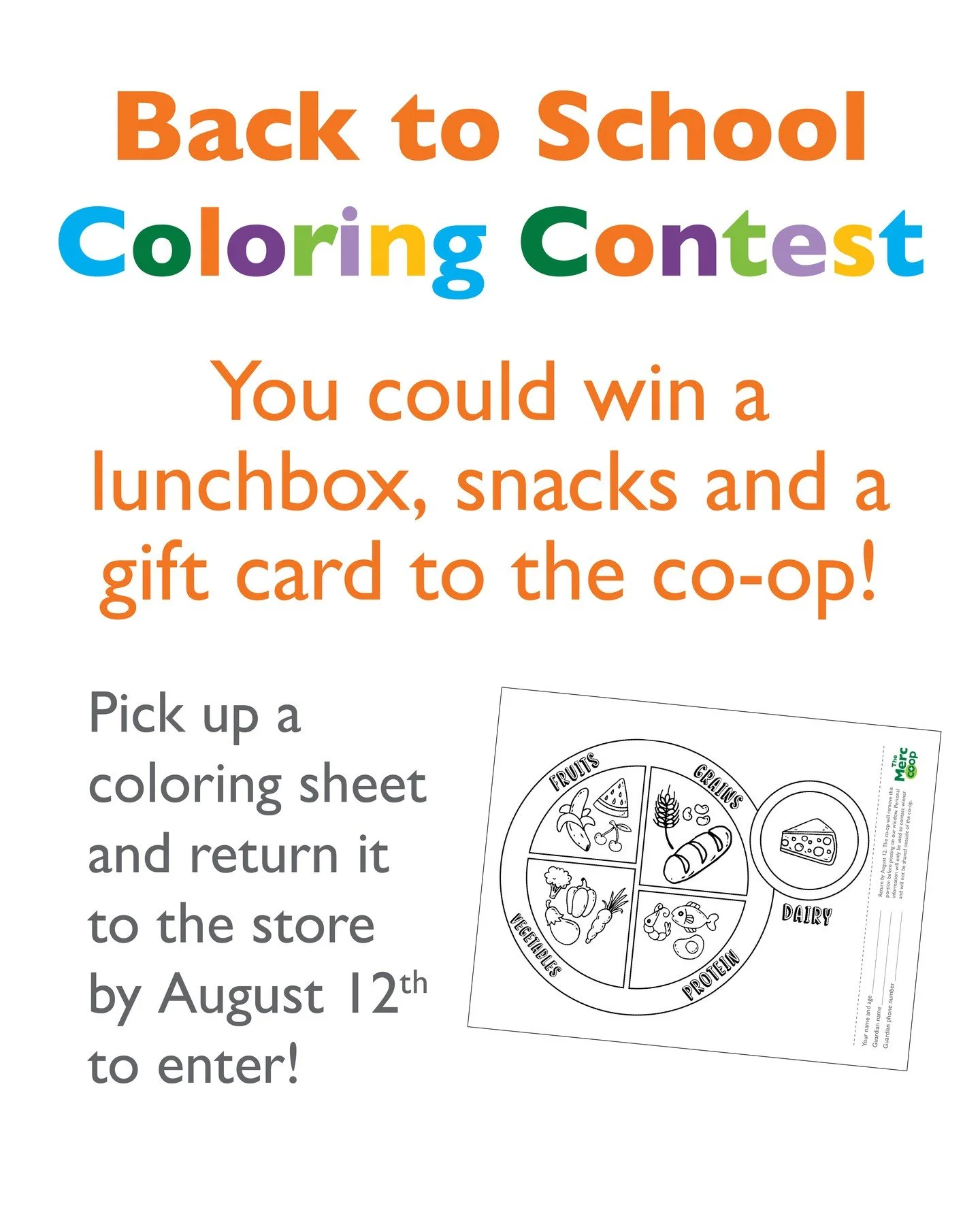 🎨Back to School Coloring Contest!🎒
Kids 12 & under—get creative for a chance to win a fun prize and have your art featured in our store!
How to enter:
🏫 Pick up a Back to School coloring sheet from either co-op location.
Color it ho