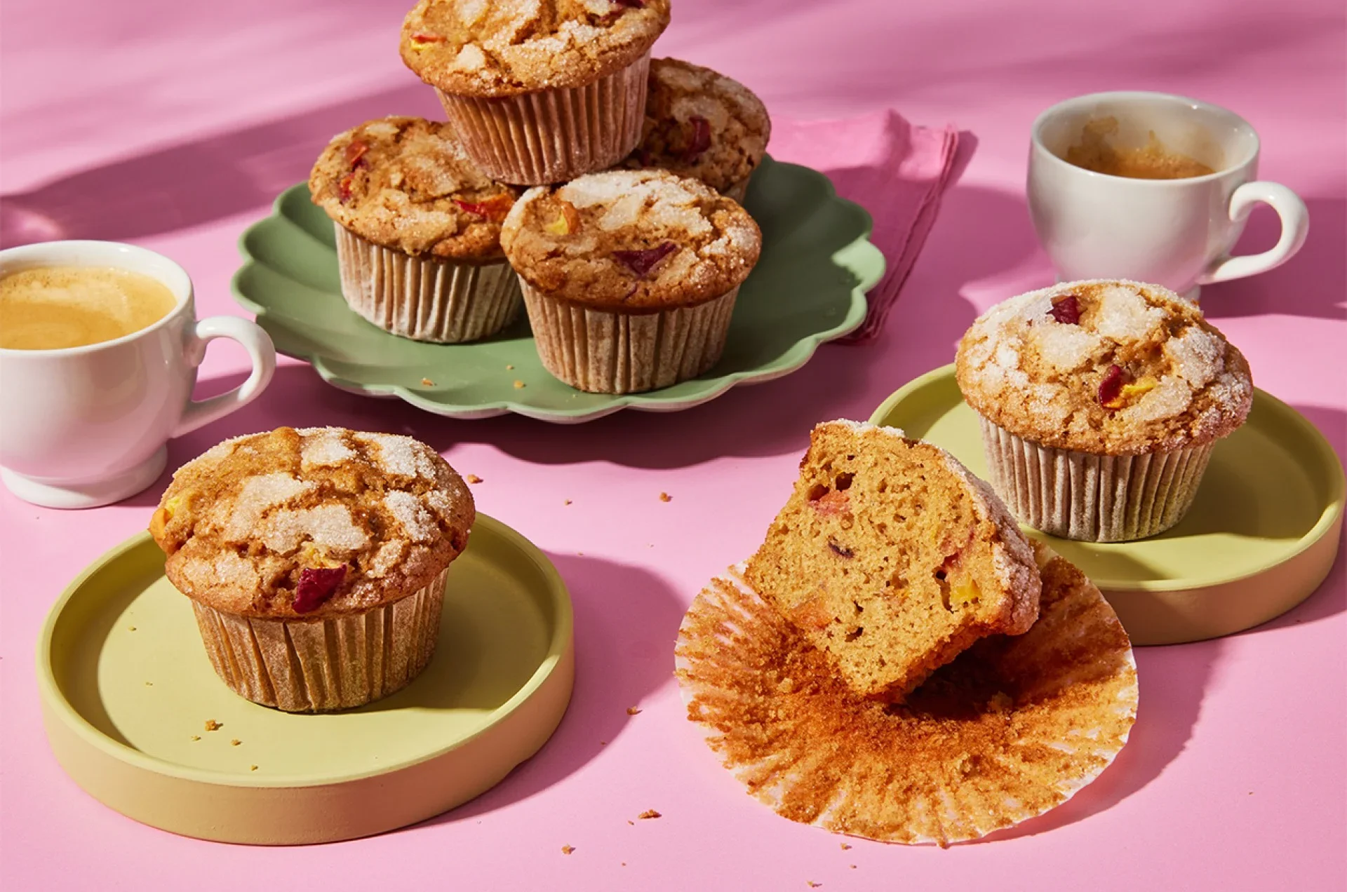 Just Peachy Peach Muffins - King Arthur Baking